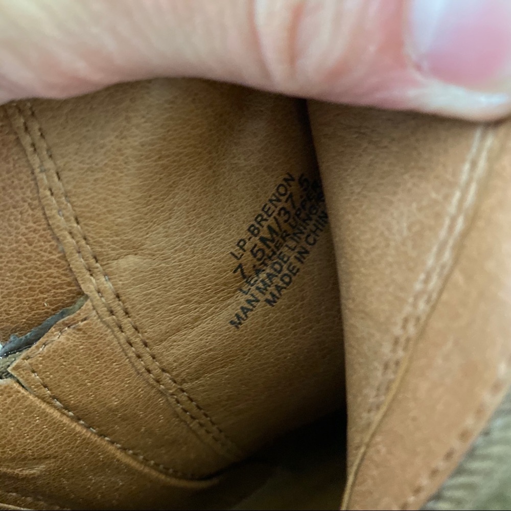 • SOLD • Lucky Brand Brown Leather Booties - Picture 5 of 5
